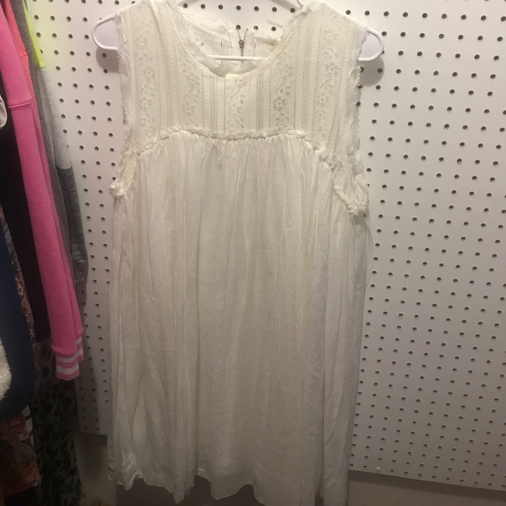 Lace top dress